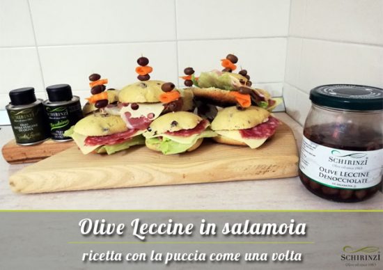 Vendita Olive Leccine denocciolate in salamoia pugliesi