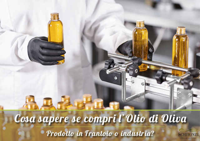 Cosa sapere prima di comprare l'Olio di Oliva, frantoio o industria