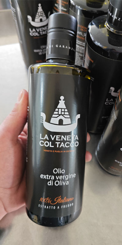 Private label olio Evo Veneta con Tacco